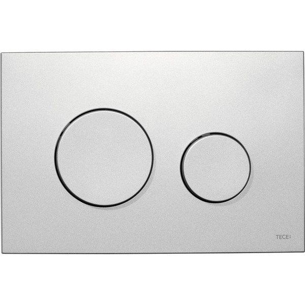 Пластиковая кнопка смыва унитаза TECEloop, цвет хром матовый, 9240625