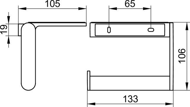 Держатель для туалетной бумаги Keuco Plan, 14973010000