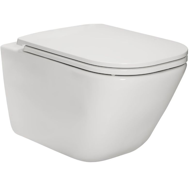 Унитаз Roca The Gap Rimless в комплекте с крышкой, A34H470000