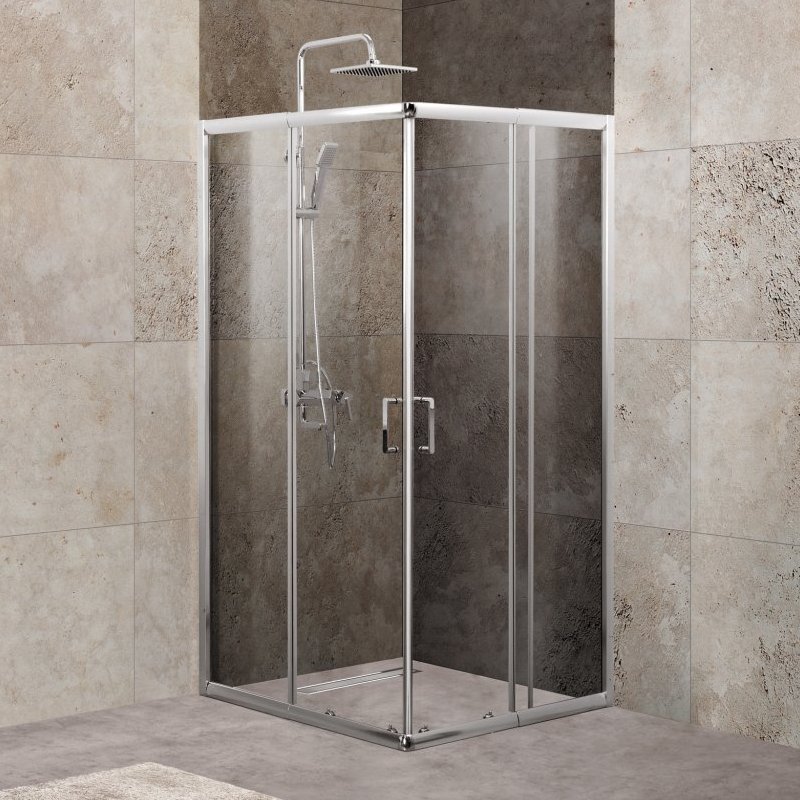 Душевой уголок BelBagno Unique A-1-85x100 текстурное