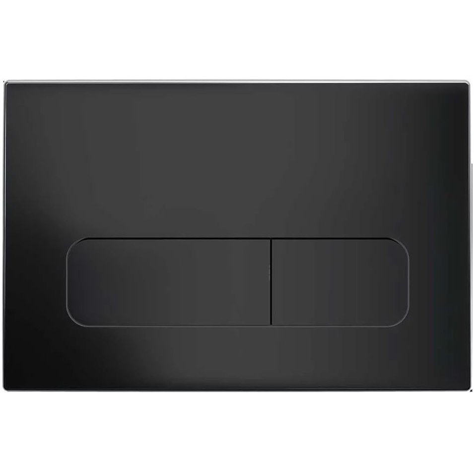 Кнопка смыва черная матовая Vincea, VFP-002MB