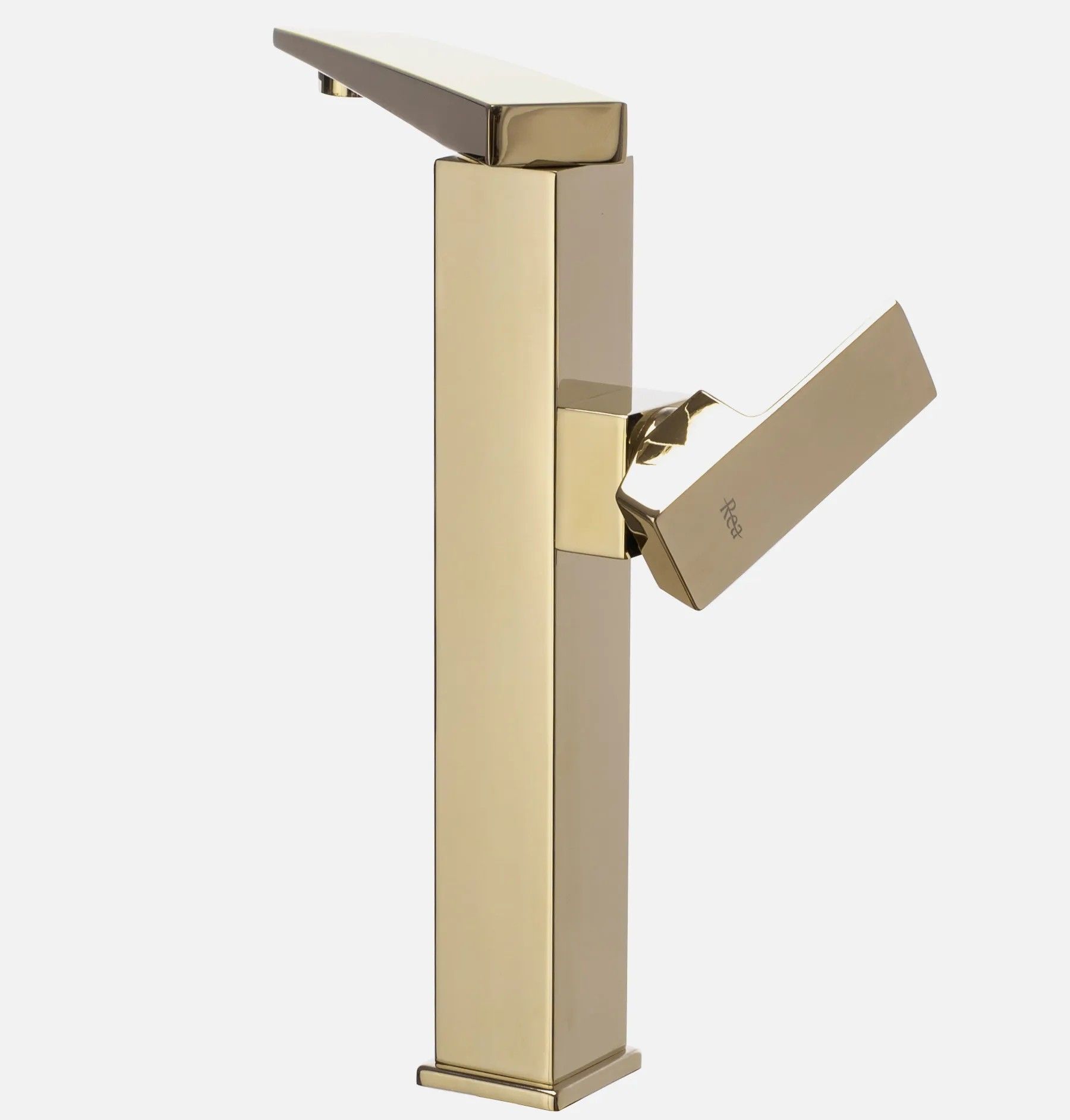 Смеситель для умывальника высокий Rea Levi Gold, REA-B5137