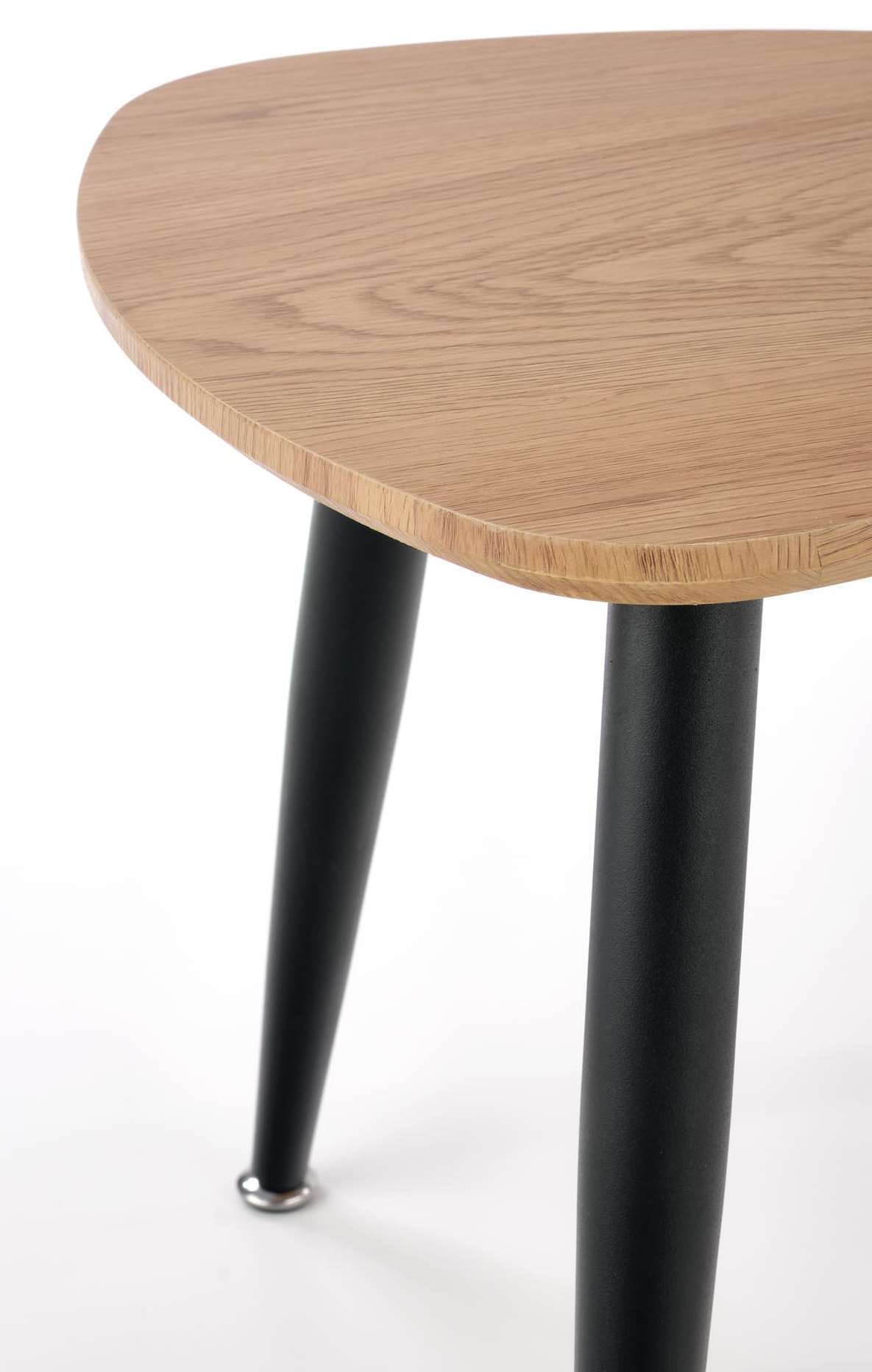 Комплект Halmar Nieca 2 (2 стола журнальных) дуб золотой/черный, 40/40/41 и 60/60/49, V-CH-NICEA_2-LAW