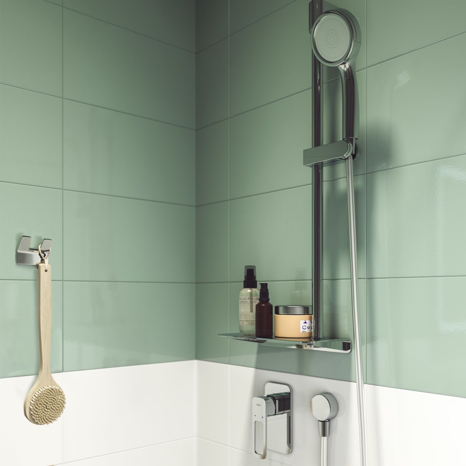 Встраиваемый смеситель с одним выходом, Iddis Slide, SLISB00i66