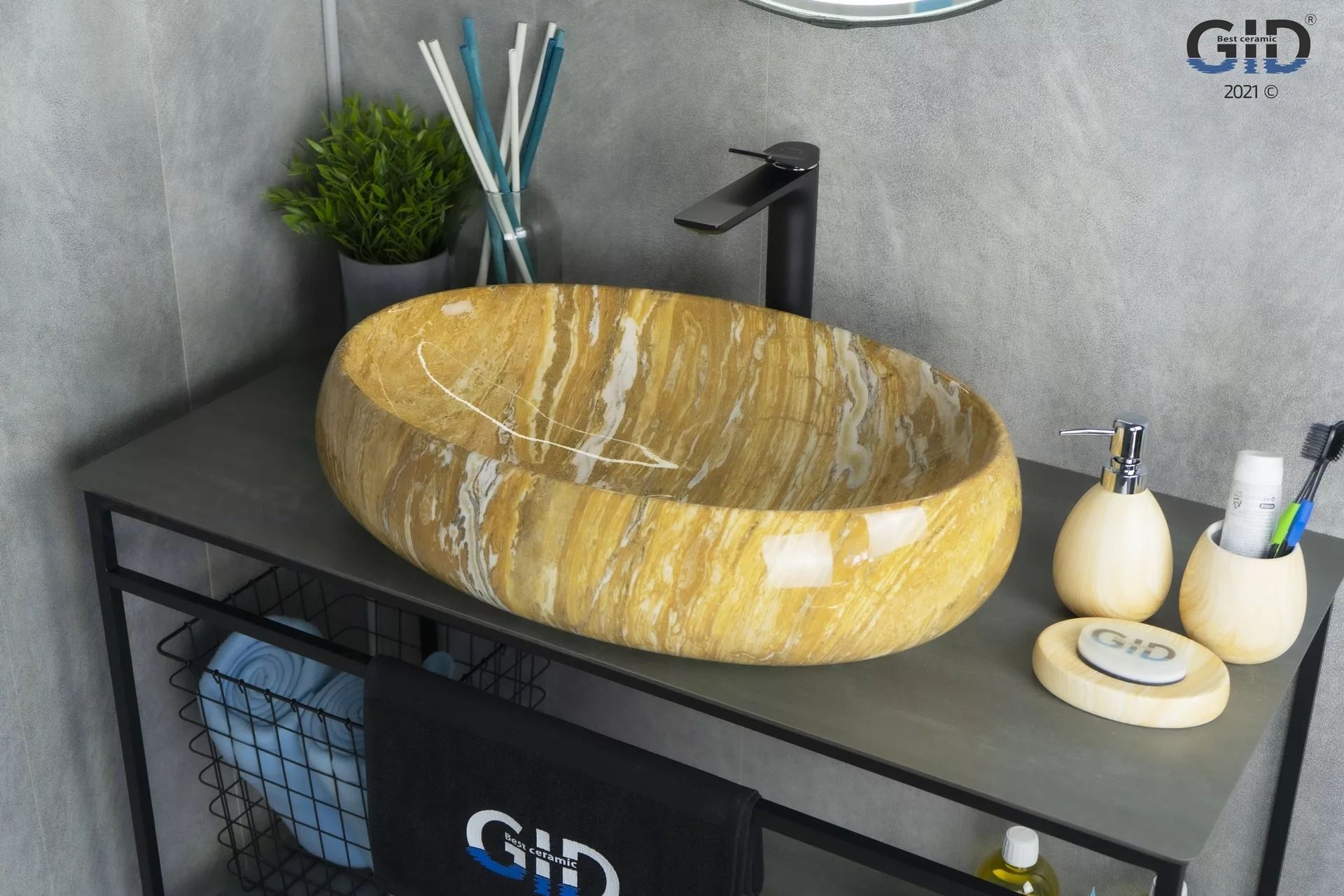 Умывальник Gid MNC164 60x41, 54406