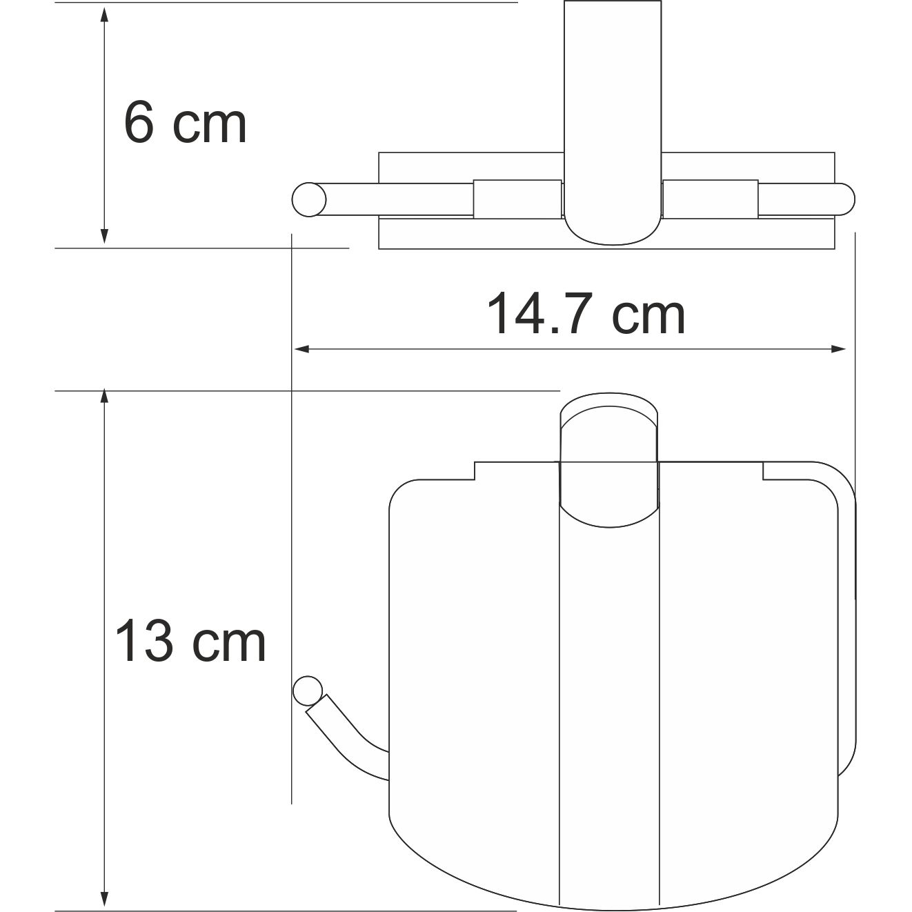 Держатель туалетной бумаги WasserKRAFT Berkel, K-6825