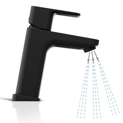 Смеситель для умывальника Ravak 10° TD F 013.20 черный, X070149
