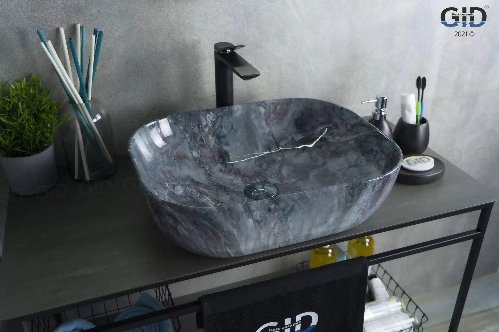 Умывальник Gid K397G124 50x40, 54401