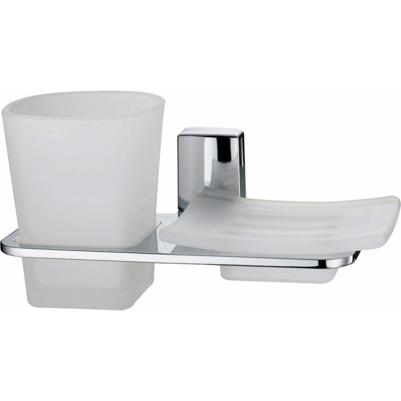 Держатель стакана и мыльницы WasserKRAFT Leine, K-5026