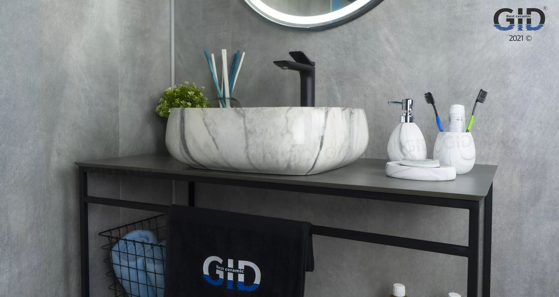 Умывальник Gid MNC189 45x40, 54425