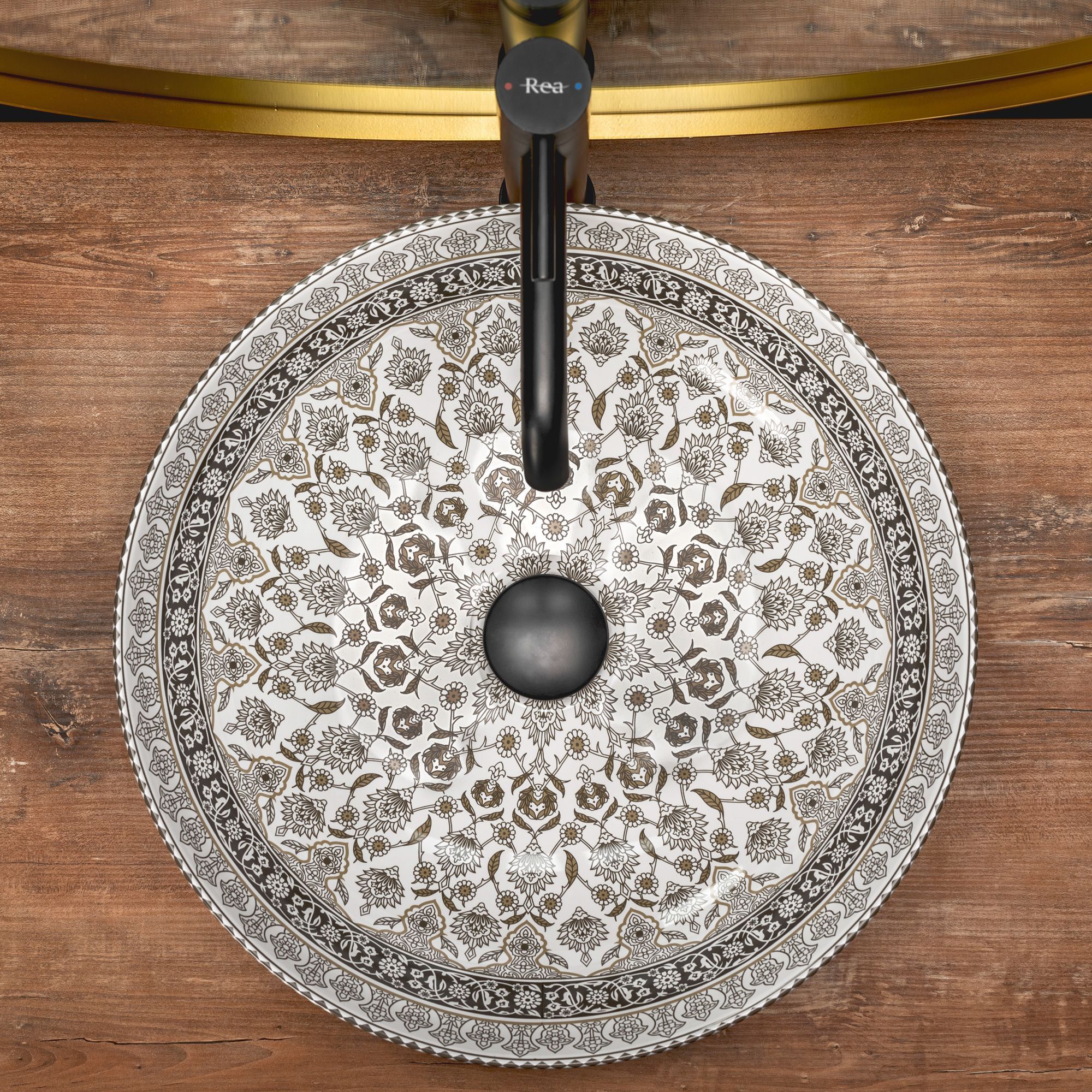 Умывальник Rea Arte 40.5x40.5, REA-U0266