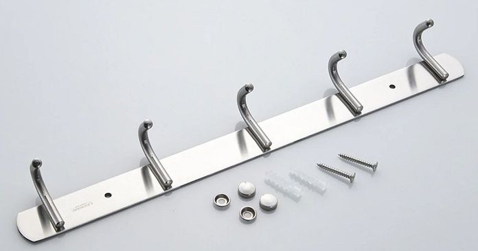 Планка с 5 крючками (сатин) Ledeme L70201-5