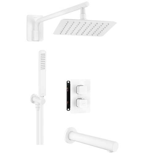 Душевая система скрытого монтажа 3 функции Deante, BIANCO-3T