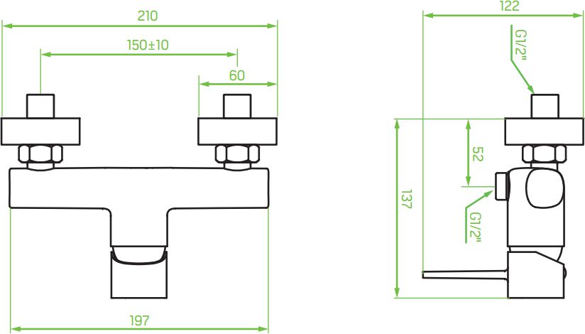 Смеситель для душа Laveo Pola розовое золото, BAP_840D