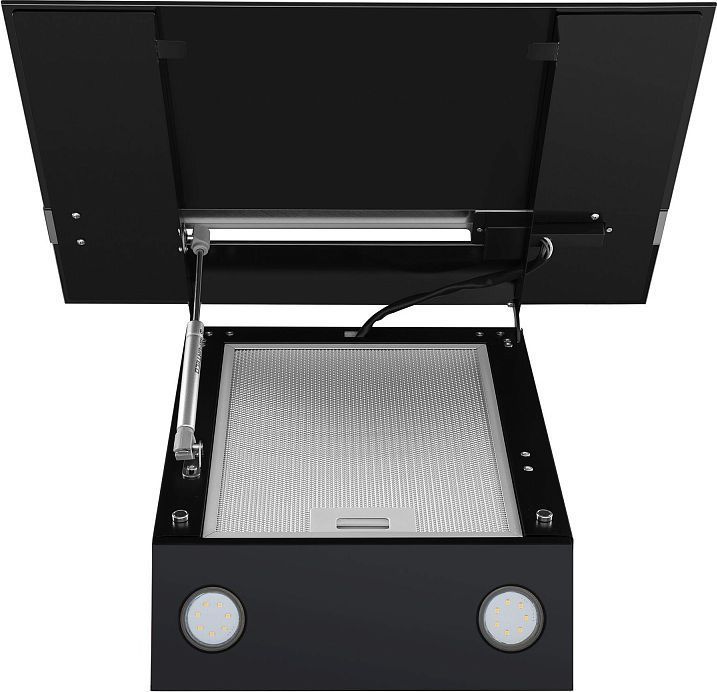 Кухонная вытяжка Maunfeld Bridge Line 50 черный/вставка сатин