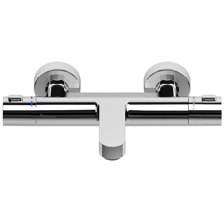 Смеситель настенный термостатический для ванны без гарнитуры Ravak Thermo 300 TE 023.00/150, X070097