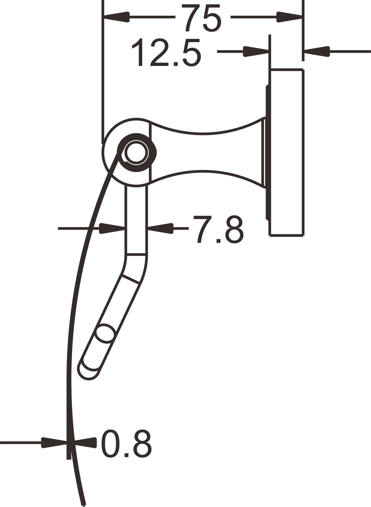 Держатель туалетной бумаги Rose, RG1005Q