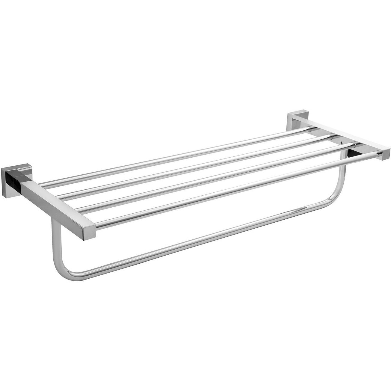 Полка для полотенец с вешалкой Omnires Lift, 8162ACR