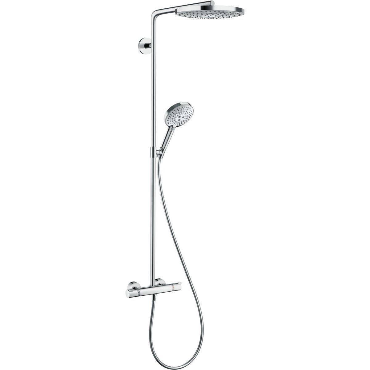 Душевая стойка с термостатом Hansgrohe Raindance Select Showerpipe S240 2jet, 27129000