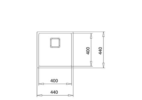 Кухонная мойка Teka Flexlinea RS15 40.40 SQ, 115000014