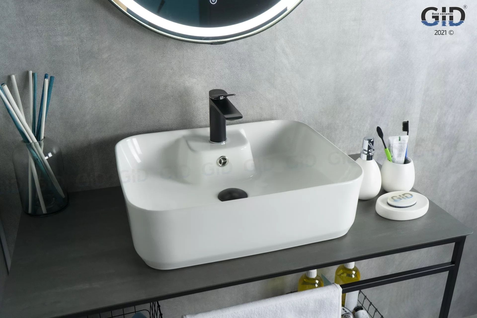 Умывальник Gid N9445 52x41.5, 51155