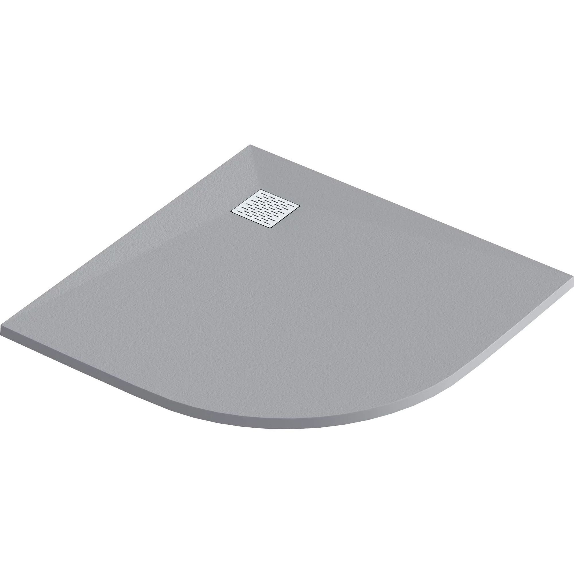 Мраморный душевой поддон Good Door Essentia R графит 90x90, ЛП00179