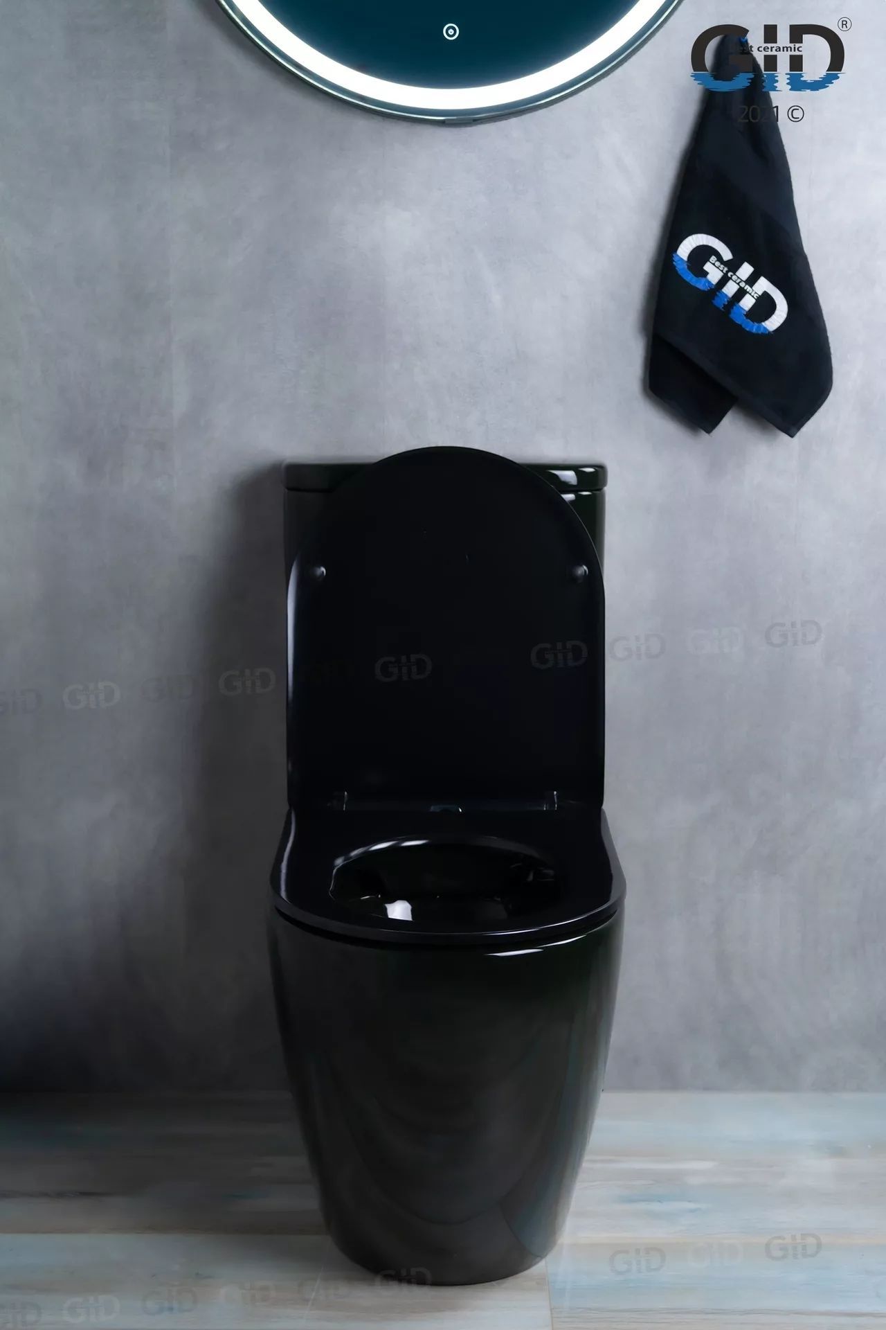 Унитаз напольный Gid TR2177BL, 62219Y