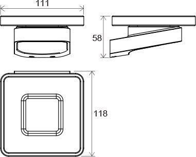 Держатель с мыльницей Ravak 10° TD 200.00, X07P354