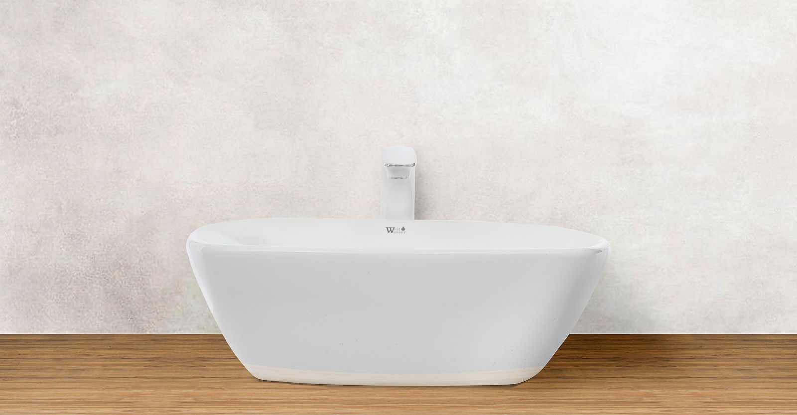 Раковина накладная WeltWasser ELBACH 2076 43x43