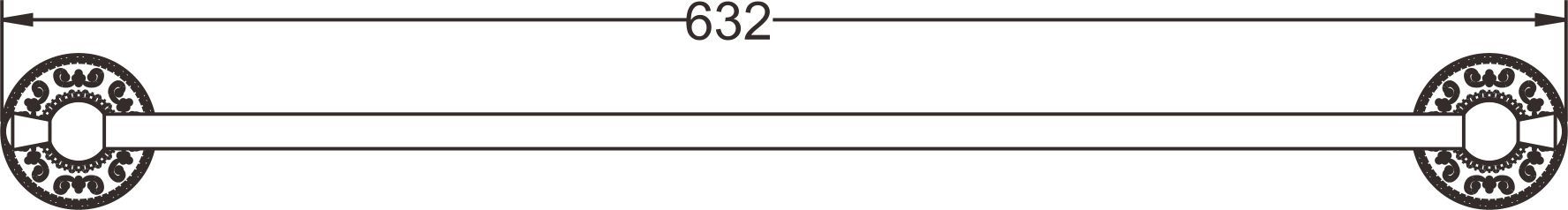 Полотенцедержатель Rose, RG1017Q