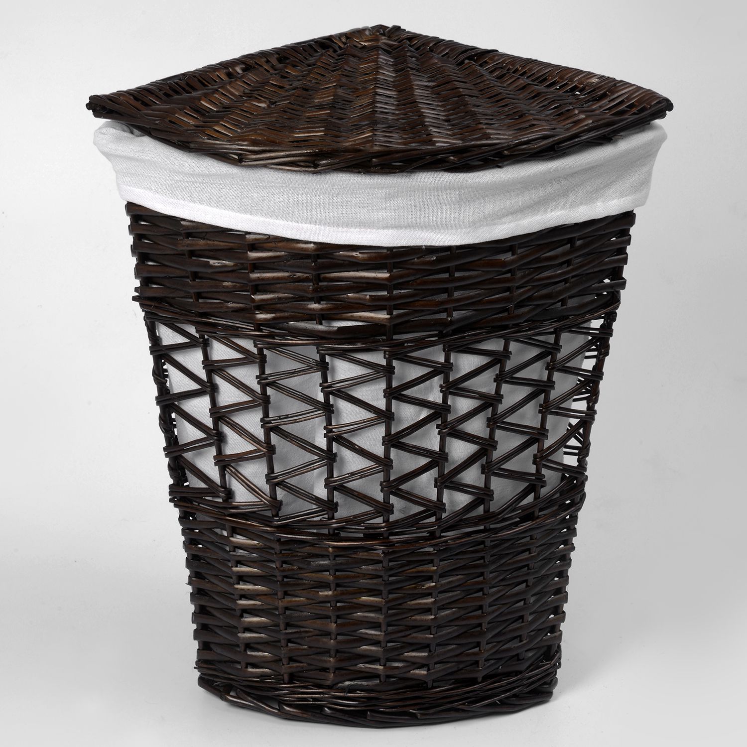 Плетеная корзина для белья с крышкой WasserKRAFT Salm, WB-270-M