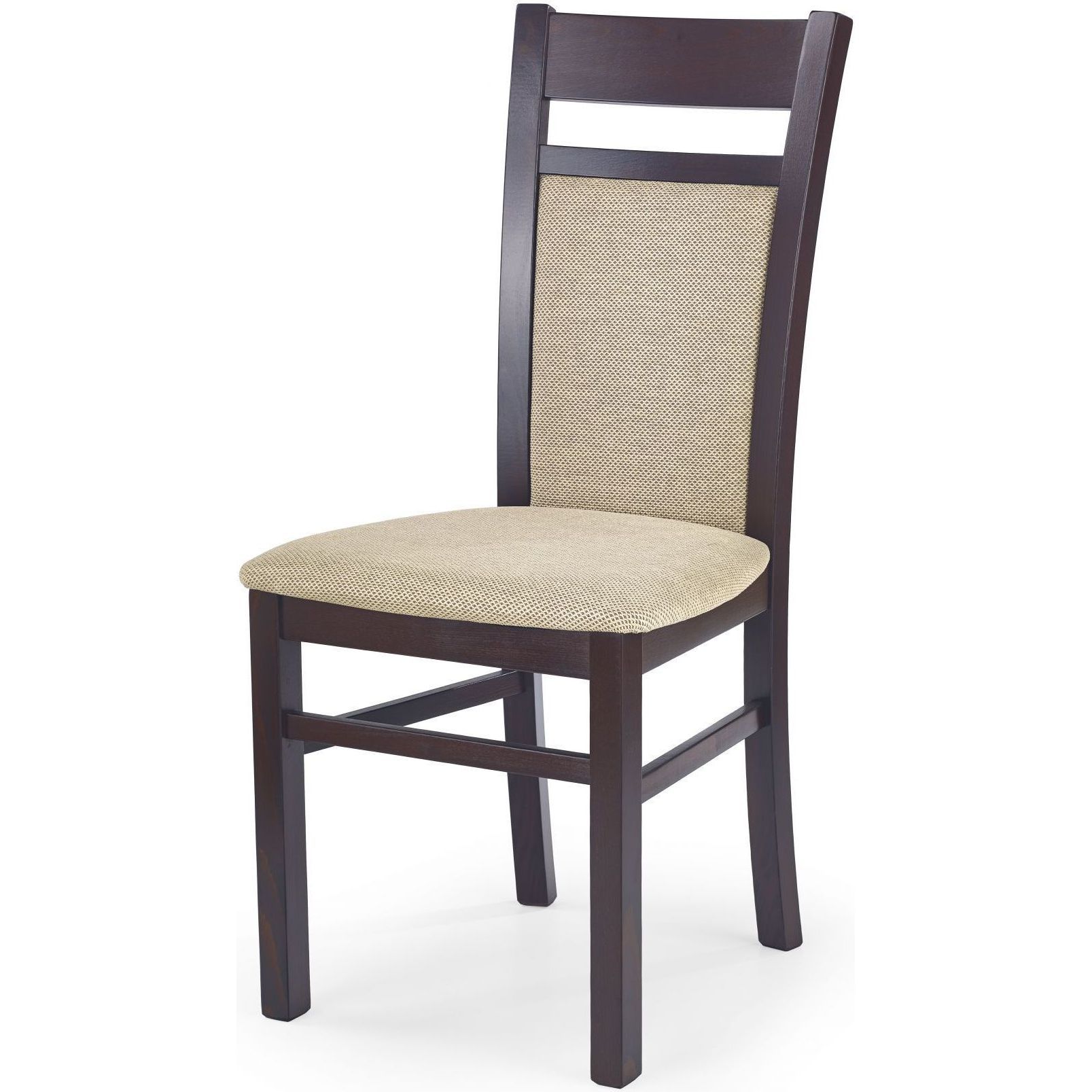 Стул кухонный Halmar Gerard 2 темный орех, V-PL-N-GERARD2-C.ORZECH-T.BEIGE