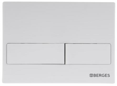 Инсталляция для скрытого монтажа Berges Novum L1 с кнопкой белая, 040211