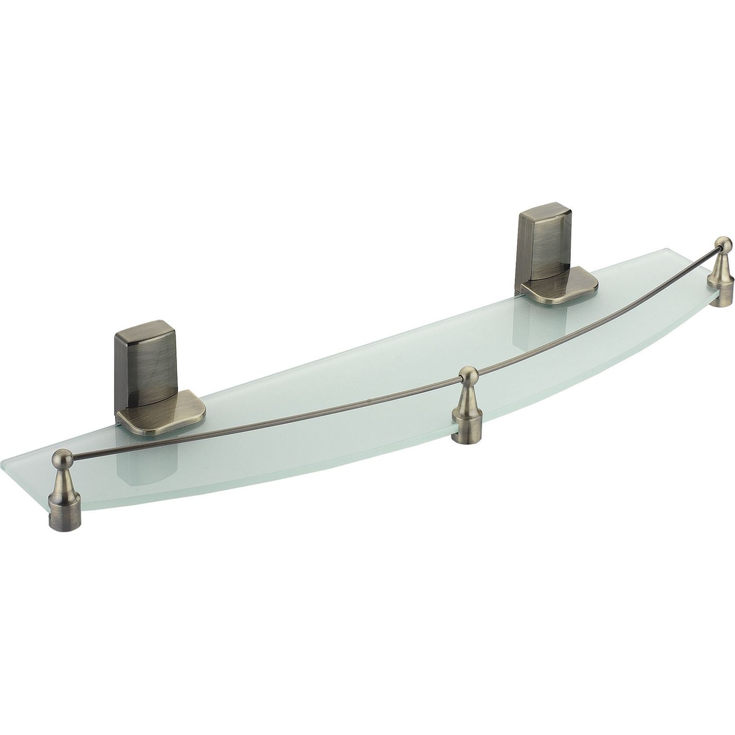 Полка стеклянная с бортиком WasserKRAFT Exter, K-5244