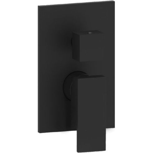 Смеситель встраиваемый на 3 выхода Paffoni Elle черный матовый, EL019NO/M