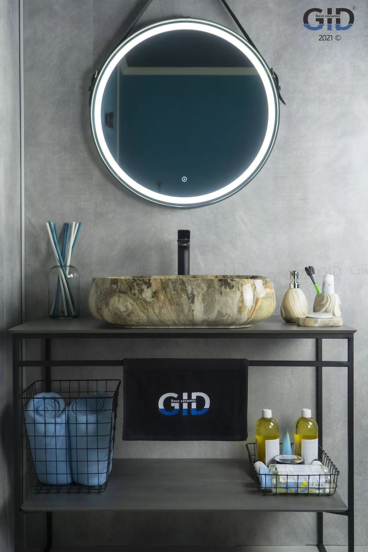 Умывальник Gid MNC186 56x42, 54423