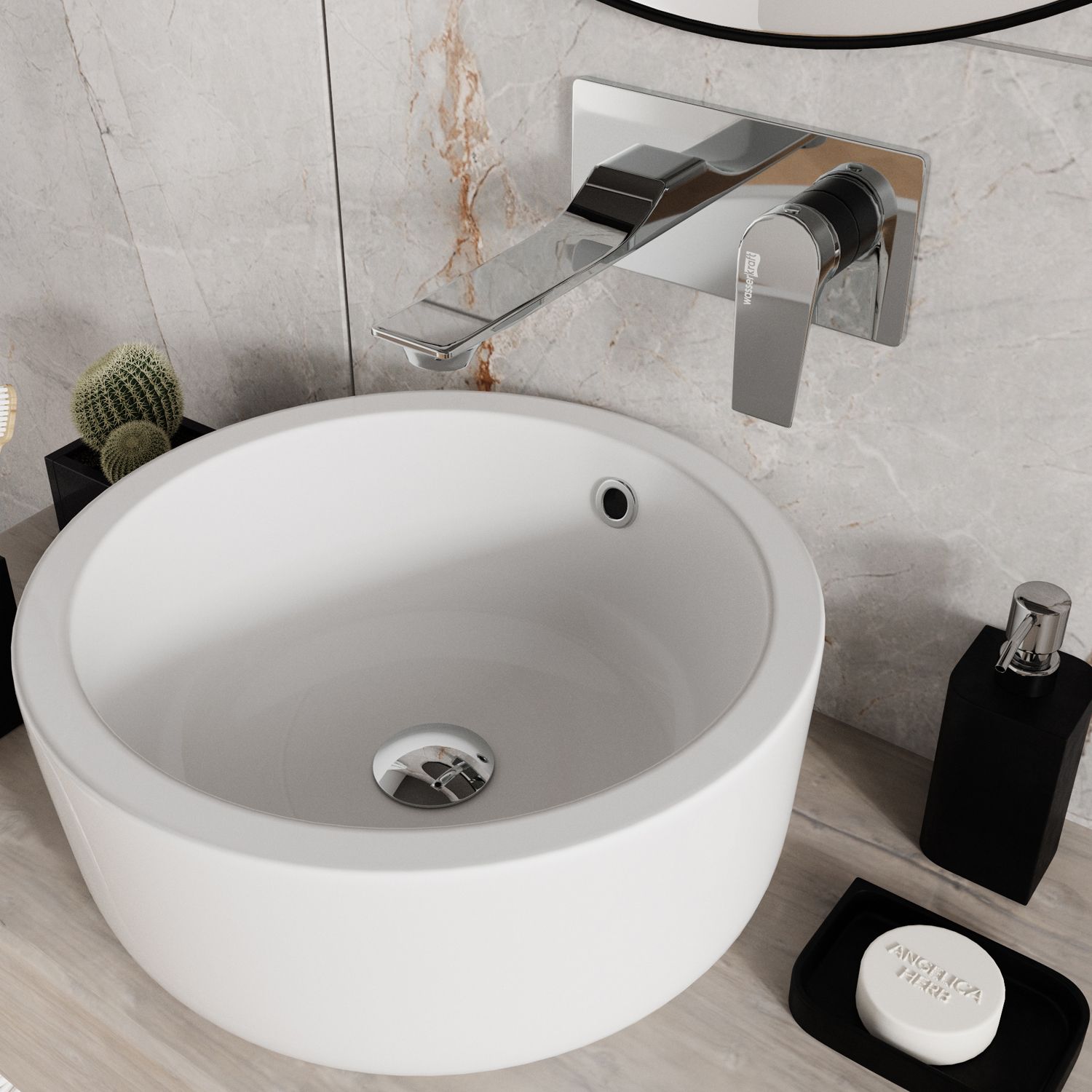 Встраиваемый смеситель для раковины WasserKRAFT Lopau, 3230