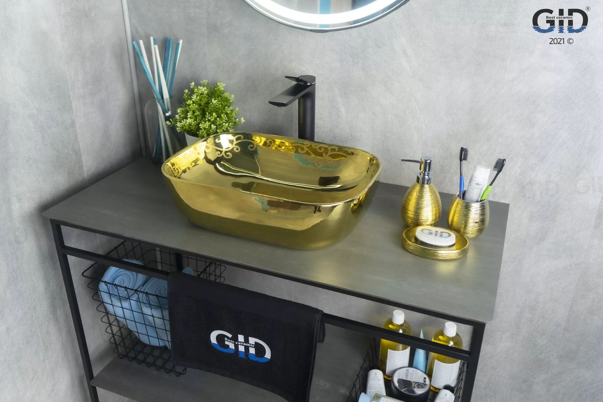 Умывальник Gid NC424 46x32.5, 52216