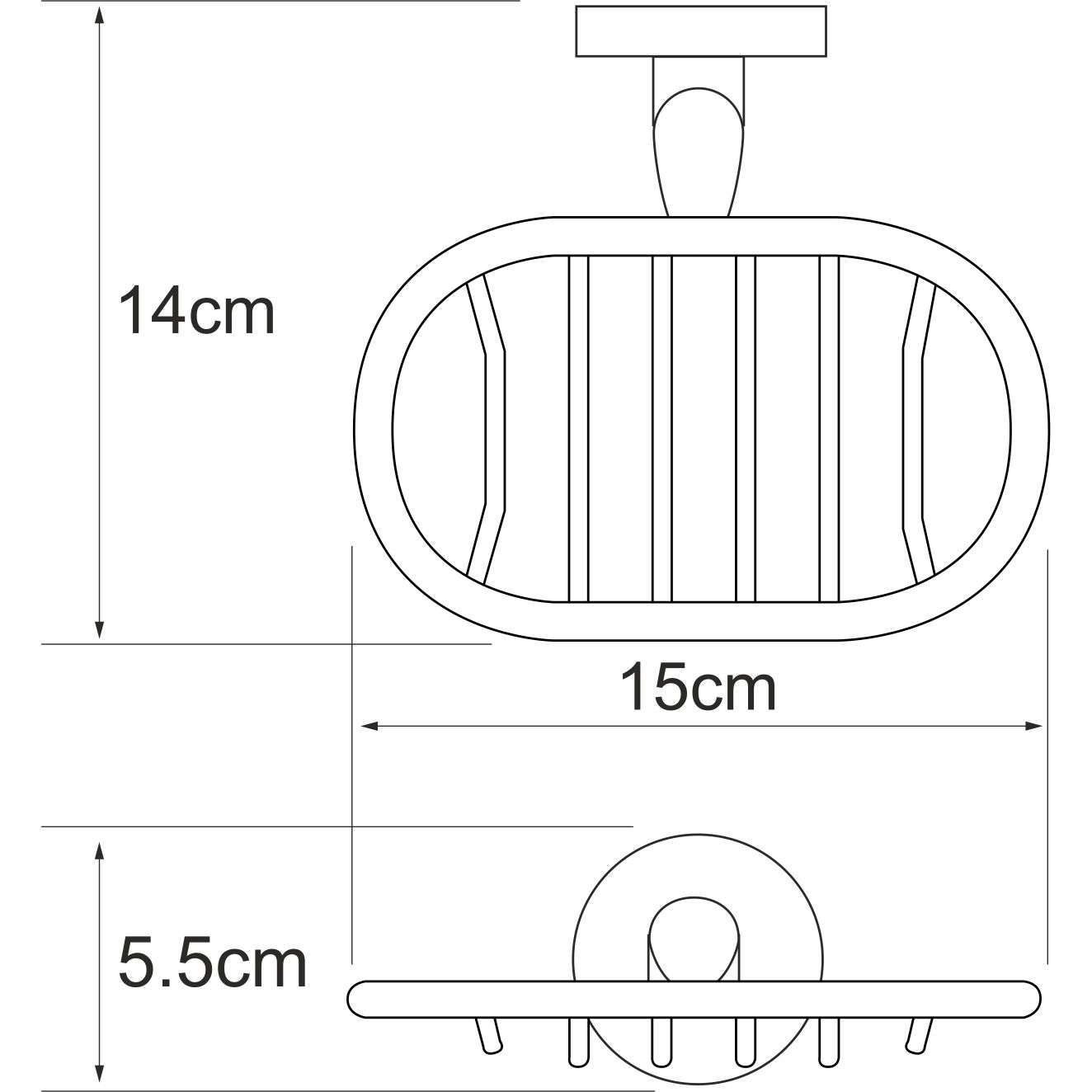 Мыльница решетка WasserKRAFT Rhein, K-6269