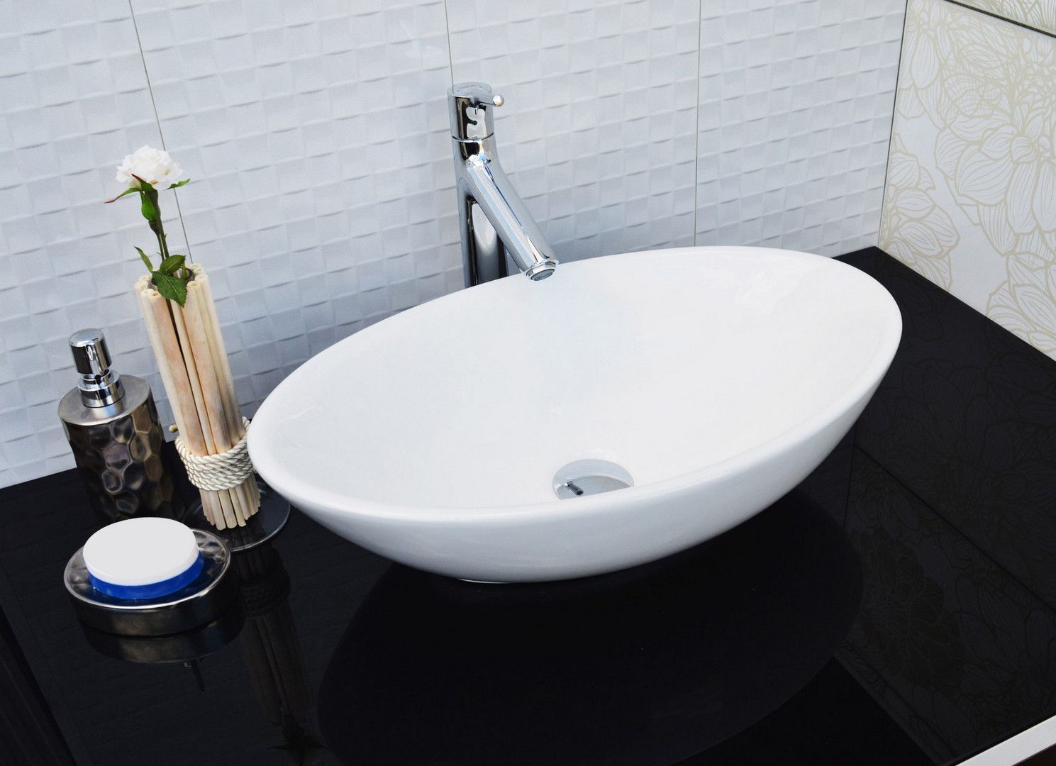 Раковина для ванной Ceramalux 52x32, 9021