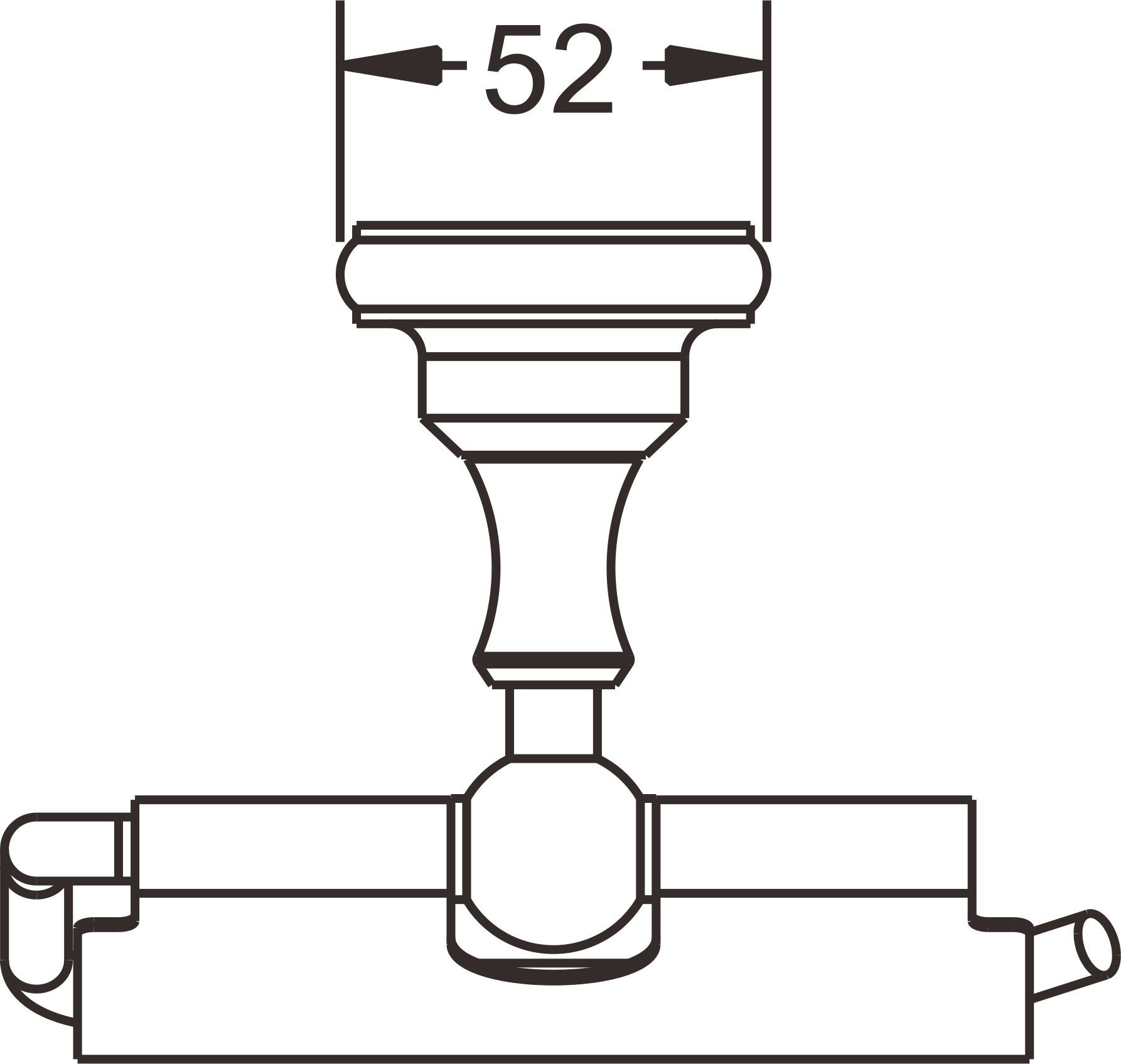 Держатель туалетной бумаги Rose, RG1105Q