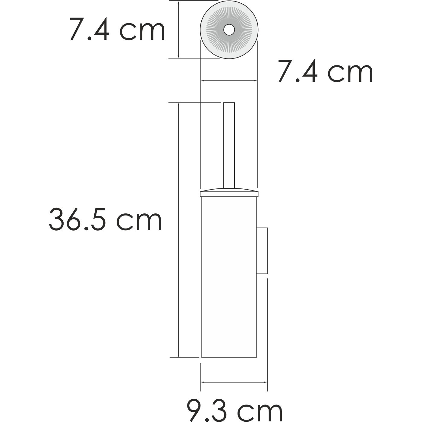 Щетка для унитаза подвесная WasserKRAFT, K-1087