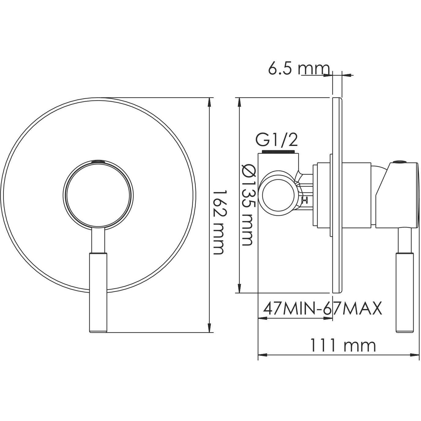 Смеситель для душа WasserKRAFT Main, 4151