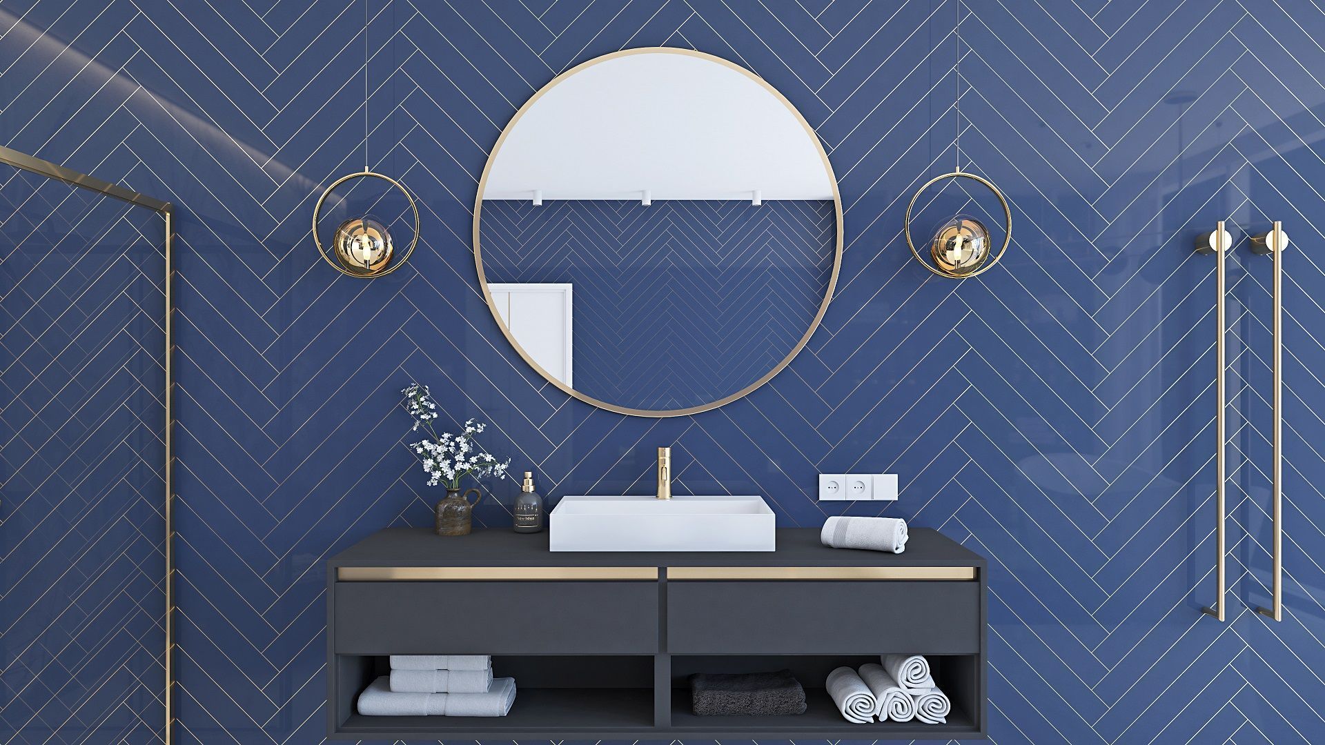 Умывальник Rea Goya 60x37, REA-U8901