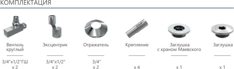 Водяной полотенцесушитель Ukko Норланд+