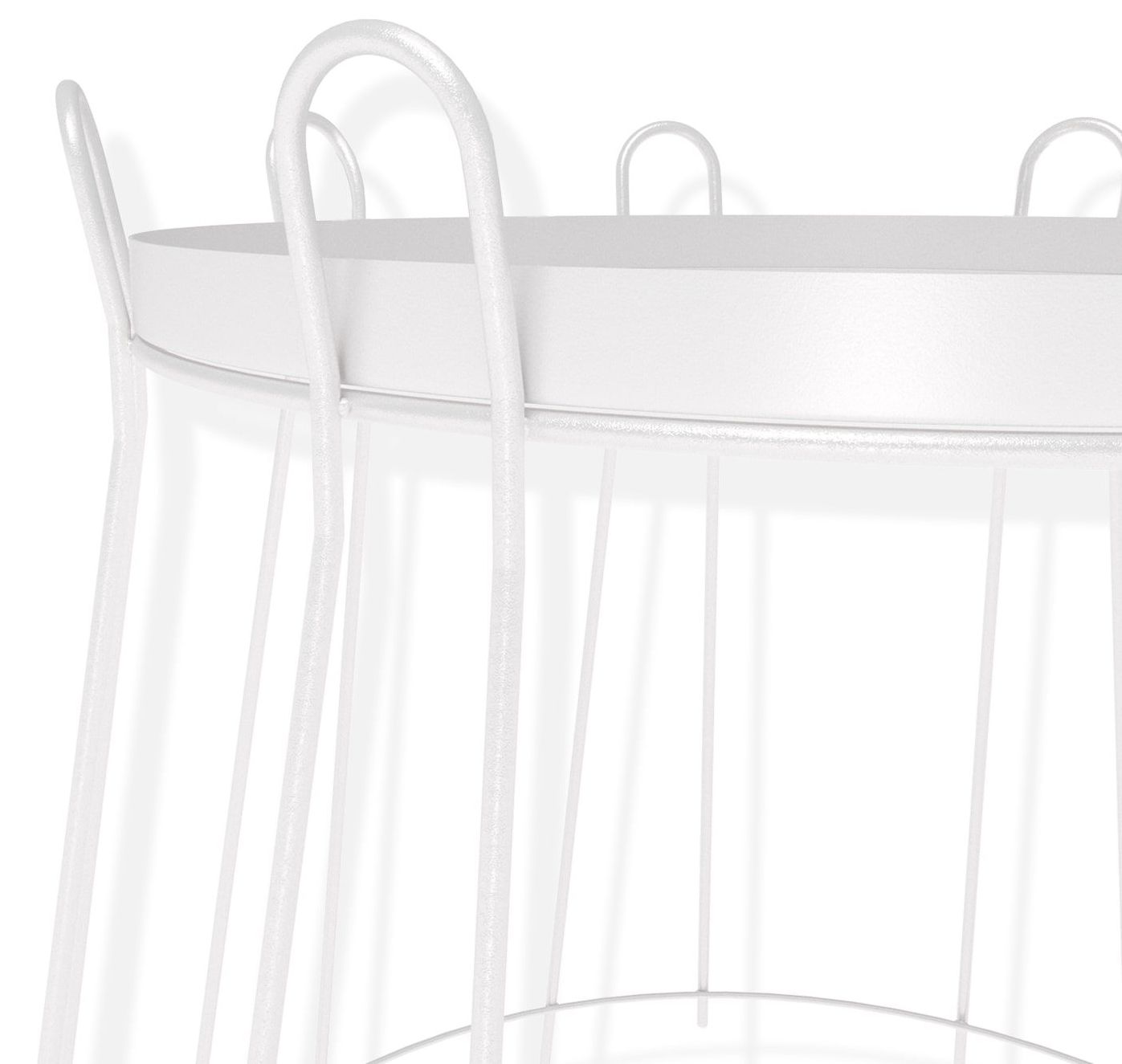 Столик журнальный Sheffilton SHT-CT6 белый муар, 172206