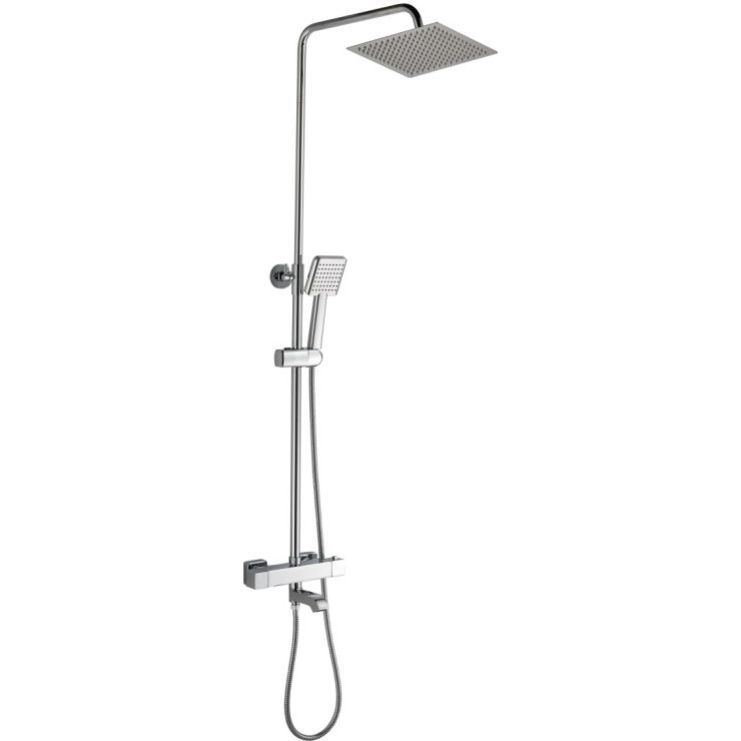 Душевая система с верхним душем, смесителем и ручной лейкой Haiba HB2422