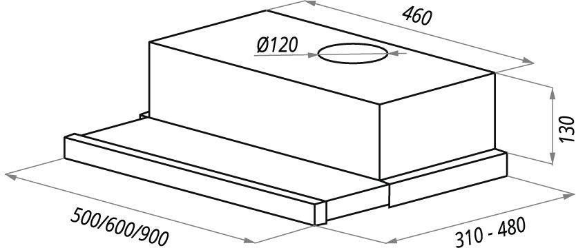 Кухонная вытяжка Maunfeld VSH 60 белый