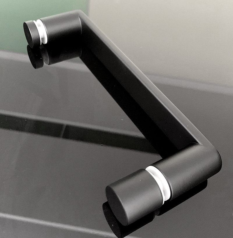 Радиальный душевой уголок Abber Schwarzer Diamant