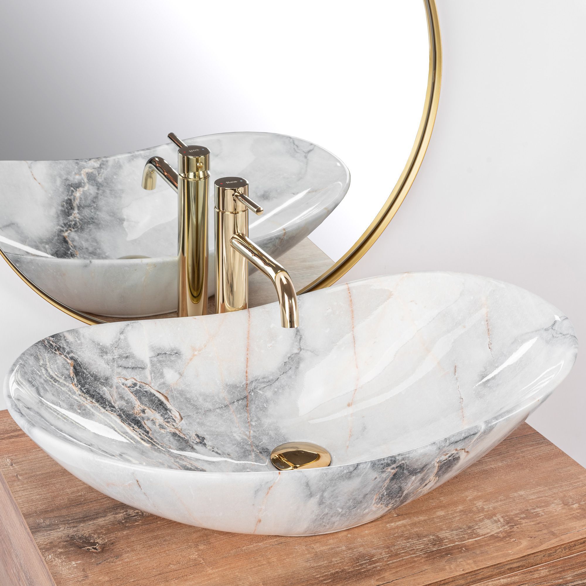 Умывальник Rea Royal Granit 61.5x35.5, REA-U8596